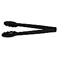 Cambro Plastic Tongs, Scallop Grip, 12", Black, Pack Of 12 Tongs 1 thumbnail image
