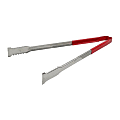 Vollrath 16" Tongs With Antimicrobial Protection, Red 1 thumbnail image