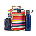 Fit & Fresh FIT AND FRESH LUNCH BAG AUSTIN LUNCH KIT, H 9 INCHES X L 7.5 INCHES X W 4 INCHES MULTI STRIPES 1 thumbnail image