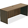 Lorell® Chateau 66"W Credenza Computer Desk, Walnut 1 thumbnail image