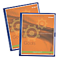 Office Depot® Brand Display Front Pocket Folder, Navy Blue