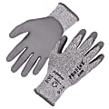 Ergodyne Proflex 7030 PU-Coated Cut-Resistant Gloves, Medium, Gray