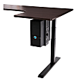 Loctek CH1 Under-Desk Expandable CPU Holder, 20-3/16"H x 5"W x 8-5/16"D, Black, CH1B