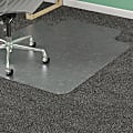 Lorell® PlushMat Medium Pile Studded Chair Mat, 46 "x 60", Wide Lip 1 thumbnail image