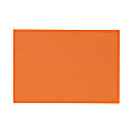 LUX Flat Cards, A7, 5 1/8" x 7", Mandarin Orange, Pack Of 50