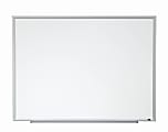 3M™ Porcelain Magnetic Dry-Erase Whiteboard, 24" x 36", Aluminum Frame With Silver Finish