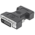 Manhattan DVI-I Dual Link Male to VGA Female Digital Video Adapter - Fully shielded - ideal for all monitor sizes and types 1 thumbnail image