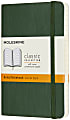 Moleskine Classic Soft Cover Notebook, 3-1/2" x 5-1/2", Ruled, 192 Pages, Myrtle Green