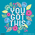 Willow Creek Press Inspirational Art Monthly Wall Calendar, 12" x 12", You Got This, January To December 2023 1 thumbnail image