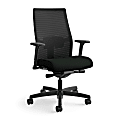 HON® Ignition 2.0 Ergonomic Mesh/Fabric Mid-Back Task Chair, Black 1 thumbnail image