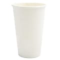 Karat Paper Hot Coffee Cups, 16 Oz, White, Pack Of 1,000 Cups 1 thumbnail image