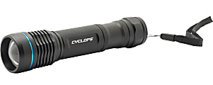 Cyclops Steropes 6W 700-Lumen Rechargeable LED Flashlight, Black 1 thumbnail image