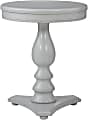 Powell Weston Side Table, 24-1/2"H x 20"W x 20"D, Gray 1 thumbnail image