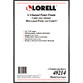 Lorell Poster Frame - 24" x 36" Frame Size - Rectangle - Horizontal, Vertical - 1 Each - Black