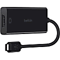 Belkin USB-C to HDMI Adapter (USB Type-C) - 1 x USB Type C - Male - 1 x HDMI Digital Audio/Video - Female - 4096 x 2160 Supported