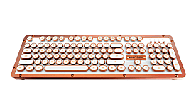 Azio Retro Classic Wireless Keyboard, Full Size, Posh 1 thumbnail image