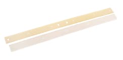 Clarke® Vantage 14 Scrubber Replacement Front And Rear Squeegee Blade Kit, 1" x 14" x 1", White