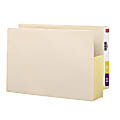 Smead® Economical End-Tab Pockets, Straight Cut, Legal Size, Manila, Pack Of 10 1 thumbnail image