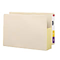 Smead® Economical End-Tab Pockets, Straight Cut, Legal Size, Manila, Pack Of 10 1 thumbnail image