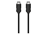 Belkin - High Speed - HDMI cable with Ethernet - HDMI male to HDMI male - 6 ft - black - for Belkin USB-C to HDMI + Charge Adapter