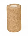 Medline Caring Non-Sterile Self-Adherent Elastic Wraps, 6" x 5 Yd., Tan, Pack Of 12 1 thumbnail image