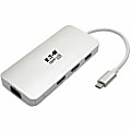 Tripp Lite USB C Docking Station w/ USB-A Hub, 2x HDMI, VGA, PD Charging 1080p @ 60 Hz, Silver USB Type C, US - U442DOCK12S 1 thumbnail image