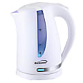 Brentwood® KT-1616W 1,100-Watt 1.7 L Cordless Electric Kettle with Concealed Stainless Steel Heating Element, White 1 thumbnail image