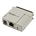 StarTech.com 1 Port 10/100 Mbps Ethernet Parallel Network Print Server - Convert a standard parallel printer into a shared network printer over a 10/100 Ethernet network - 1 Port Parallel Network Print Server - Parallel Print Server