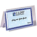 C-Line Tent Card - For Laser, Inkjet Print - Letter - 8.50" x 11" - 160 / Box - White"