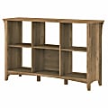 Bush Furniture Salinas 30"H 6-Cube Storage, Reclaimed Pine, Standard Delivery