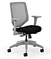 HON® Solve ReActiv Ergonomic Mid-Back Task Chair, Black/Titanium 1 thumbnail image