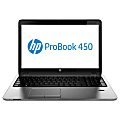 HP ProBook 450 G1 15.6" LCD Notebook - Intel Core i3 (4th Gen) i3-4000M Dual-core (2 Core) 2.40 GHz - 4 GB DDR3L SDRAM - 500 GB HDD - Windows 7 Home Premium 64-bit - 1366 x 768