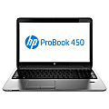 HP ProBook 450 G1 15.6" LCD Notebook - Intel Core i3 (4th Gen) i3-4000M Dual-core (2 Core) 2.40 GHz - 4 GB DDR3L SDRAM - 500 GB HDD - Windows 7 Home Premium 64-bit - 1366 x 768 1 thumbnail image