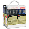 FORAY® Retractable Gel Pens, 0.5 mm, Fine Point, Clear Barrel, Assorted Ink, Pack Of 72 1 thumbnail image