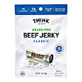 Think Jerky Classic Beef Jerky, 1 Oz, Pack Of 12 Pouches