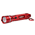 Life+Gear 4W Battery-Powered Non-Rechargeable 300-Lumen Search Light With Emergency Signaling, 1-3/8”H x 1-3/8”W x 7-1/16”D, Red