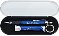 Custom Illuminated Pen & Key Chain Gift Set, Medium Point