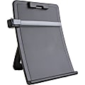 Sparco Curved Design Easel Document Holder - 10" x 2.5" x 14.4" - 1 Each - Black