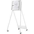 Samsung STN-WM55R Flipchart Stand - Up to 55" Screen Support - Light Gray, White