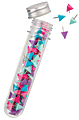 Office Depot® Brand Test Tube Triangular Push Pins, 1/2", Assorted Colors, Pack Of 80 1 thumbnail image