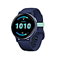 Garmin vívoactive 5 Fitness-Tracking Smartwatch With Aluminum Bezel And Silicone Band, Navy Blue 1 thumbnail image