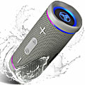TREBLAB HD77GR - Wireless Bluetooth Speaker - 30W Stereo, 20H Battery, IPX7 Waterproof, TWS Mode, Portable Speaker with RGB Light and Shockproof Body 1 thumbnail image
