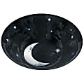 Amscan Halloween Moon Melamine Bowls, 11-1/2", Black/White, Set Of 2 Bowls