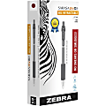 Zebra Pen Sarasa Gel Retractable Pens - Medium Point Type - 0.7 mm Point Size - Refillable - Mahogany Pigment-based Ink - Translucent Barrel - 12 / Dozen