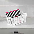 https://media.officedepot.com/images/f_auto,q_auto,e_sharpen,h_120/products/7215476/7215476_o02_see_jane_work_narrow_weave_book_bin/7215476