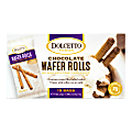 DOLCETTO Premium Chocolate Wafer Rolls 70-Calorie Bag, 0.53 oz, 15 Count 1 thumbnail image