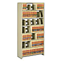 Tennsco Snap-Together Open Shelving Unit, 88"H x 36"W x 12"D, Sand 1 thumbnail image