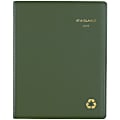 AT-A-GLANCE® Weekly Monthly Appointment Book Planner, 8 1/4" x 11", 100% Recycled, Green, January To December 2023 1 thumbnail image