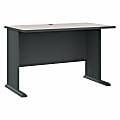 Bush Business Furniture Office Advantage 48"W Computer Desk, Slate/White Spectrum, Standard Delivery 1 thumbnail image