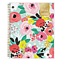 2024-2025 Day Designer Planning Weekly/Monthly Calendar, 8-1/2” x 11”, Green/Pink, July 2024 To June 2025, 137896-A